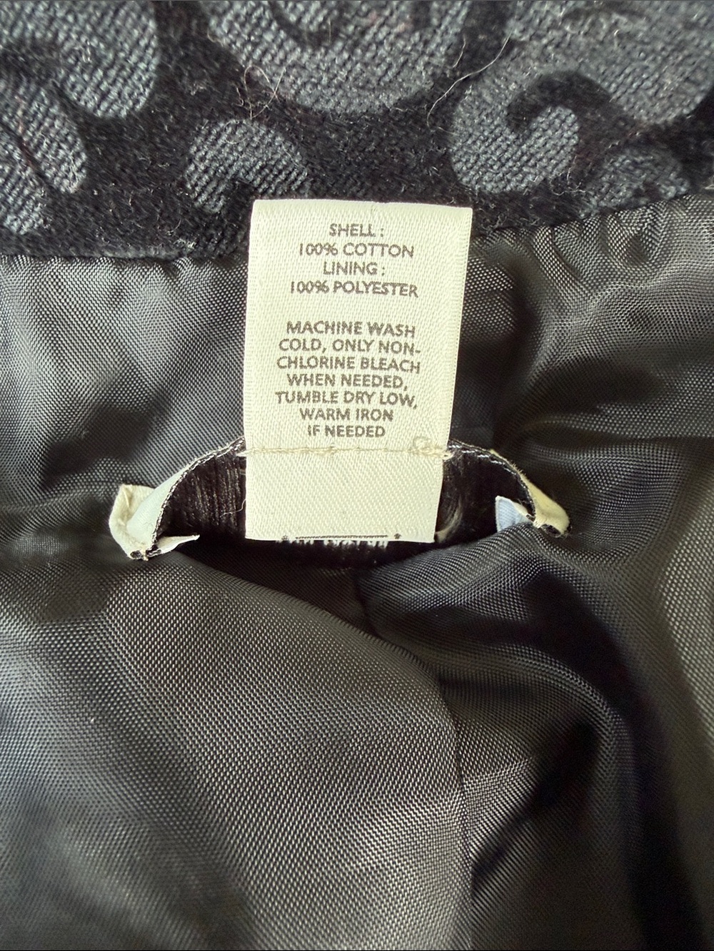 Ann Taylor LOFT Floral Velvet Cotton Blazer Coat Women’s Size 10 - Picture 11 of 11